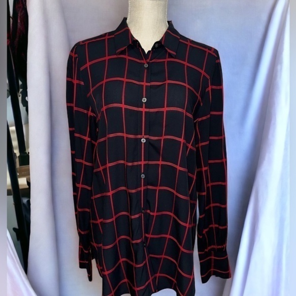 Loft Striped Blouse size‎ M Oversized​